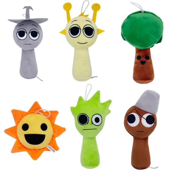 Sprunki Plush Toys Sprunki Incredibox Plush Doll Sprunki Game Cartoon Pillow Kids Birthday Gifts Stuffed Dolls Christmas Gift