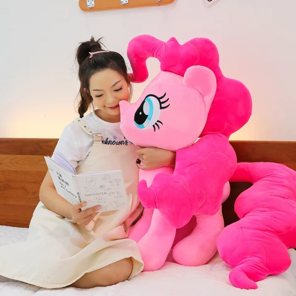 2024 80/90cm Big Anime My Little Pony Prototype Plush Doll Anime Soft Pillow Girl Fluttershy Sofa Ornaments Children'S Toys Gift - Image 3