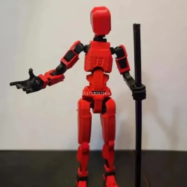 Titan 13 Action Figures T13 Figure 3D Printed Multi-Jointed Movable Lucky 13 Action Figure Nova 13 Action Figure Dummy - Image 3