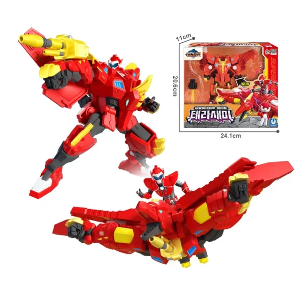 Mini Force 2 Super Dino Power Transformation Robot Toys Action Figures MiniForce X Simulation Animal Deformation Dinosaur Toy - Image 4