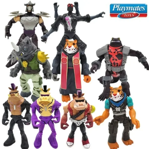 Playmates Teenages Mutant Ninja Turtles Leonardo Bebop Splinter Shredder April O'Neil Action Figure Joints Movable Doll Kid Gift - Image 3