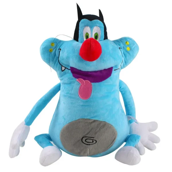 40cm funny design France Cute Cartoon Oggy Cockroaches Plush Toy Fat Cat Oggy Stuffed Animal Doll Anime Plush Toy - Image 2