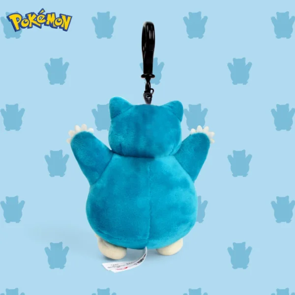 Genuine Animal Pokemon Series Pikachu Snorlax Kawaii Plush Toys Cute Pendant Keyring Keychain Birthday Party Gifts For Kid Boy - Image 4