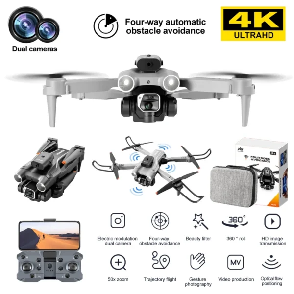 New K9 Pro RC Drone 4K Dual Camera Professional Wide Angle Optical Flow Localization Quadcopter Child Toys Boys Kids Gift - Image 6