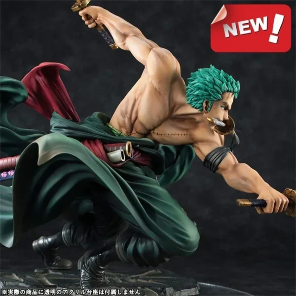 Hot One Piece 10cm Anime Figure GK Roronoa Zoro Three-blade Sa-maximum Manga Anime Statue Action Figure Collection Model Kid Toy - Image 9