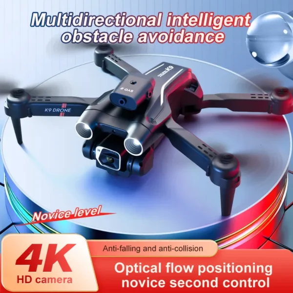 New K9 Pro RC Drone 4K Dual Camera Professional Wide Angle Optical Flow Localization Quadcopter Child Toys Boys Kids Gift - Image 2