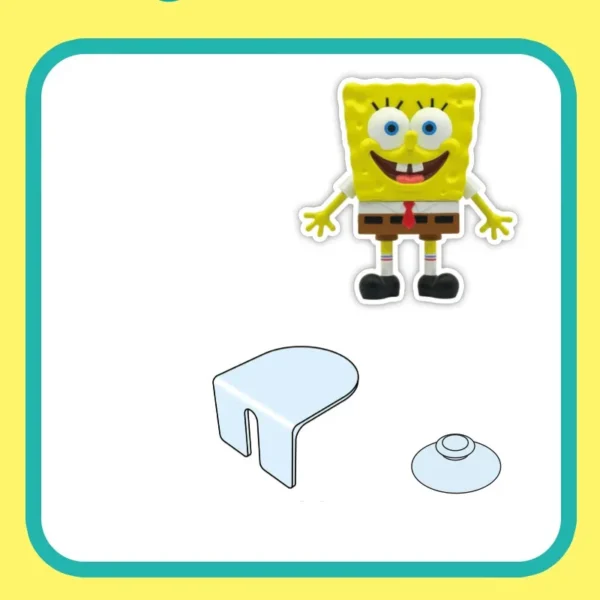 SpongeBob SuqarePants 25th Anniversary Crossing Series Refrigerator Magnet Toy Action Figures Ornaments Collection Kids Gifts - Image 4