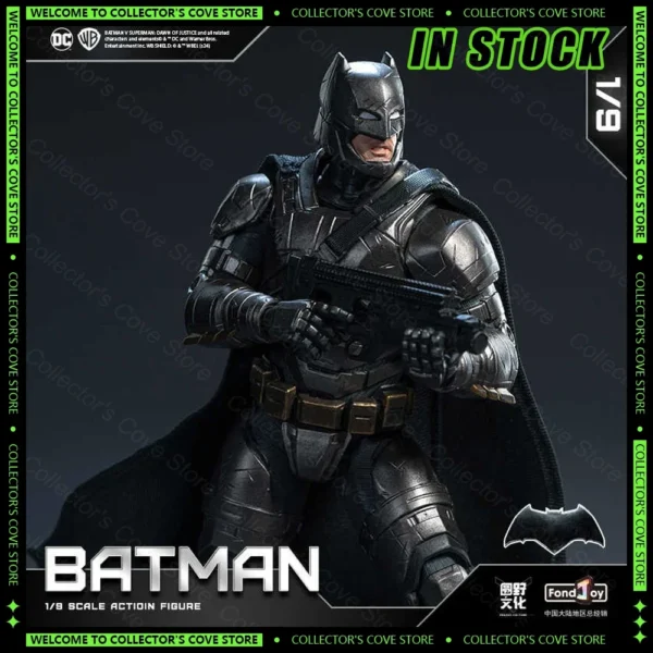 New Original Fondjoy Armored Batman Figure DC Justice League Anime Figures Detective Comics 1/9 BATMAN Model Joint Movable Toys