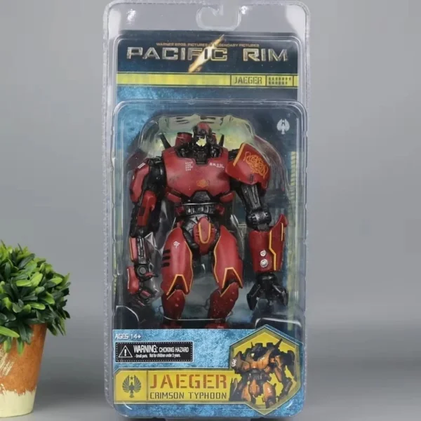 New Marvel Pacific Rim Action Figure Toy Red Tramp Storm Crimson Mecha Ornament Doll 7-Inch Figurine Model Kid Festival Gift - Image 2