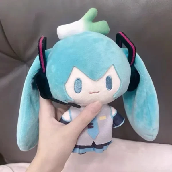 15cm Hatsune Miku Kawaii Q Version Figure Plush Doll Anime Peripheral Plush Stuffed Toy Collection Model Ornament Toy Girls Gift - Image 2