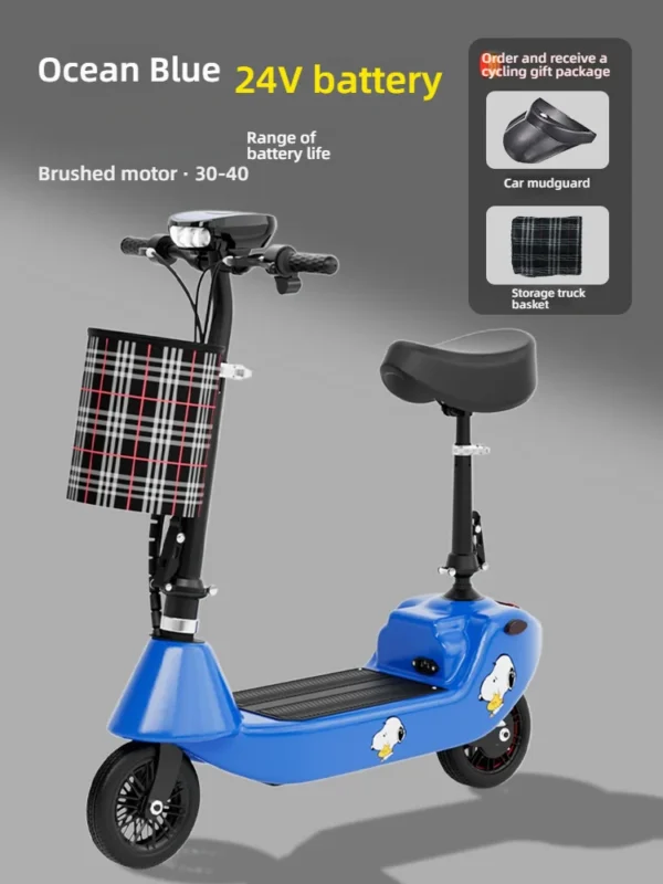 Electric Scooter Mini Electric Scooter Adult Work Mobility Small Pedal Female Small Battery Foldable