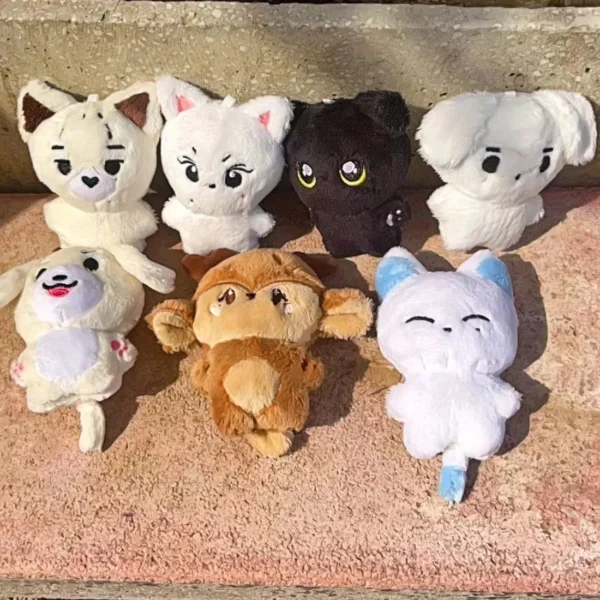 Kpop Plush JUNGWON HEESEUNG JAY JAKE SUNGHOON Stuffed Toys Keyring Kawaii Cartoon Pendant Accessories Bag Fans Gift - Image 2