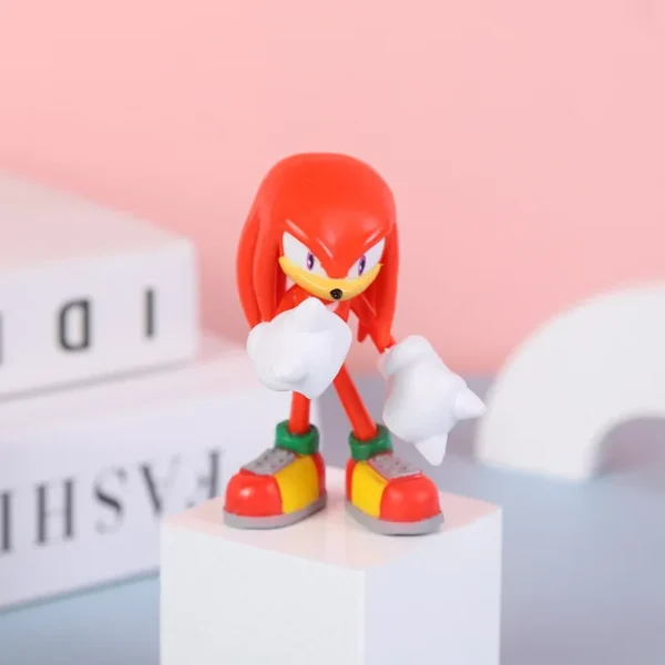 Sonic Action Figure Shadow Knuckles Tails Amy PVC Doll Anime Peripheral Model Ornament Decoration Children's Toy Birthday Gifts - Image 4