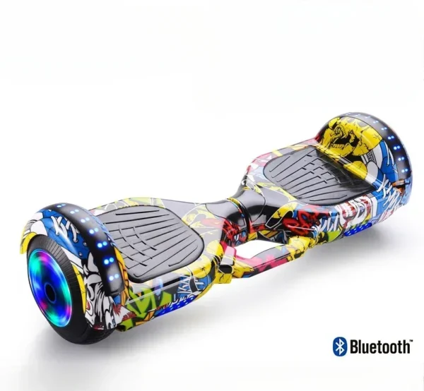 7 Inch Self Balance Electric Scooters Hoverboard Smart Balance with Led Light and Bluetooth Factory Directly Sale Discount - Image 4