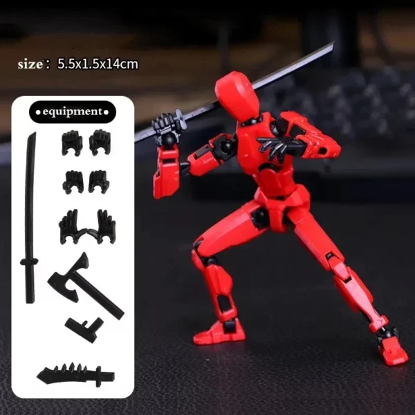 Luminous 13 Jointed Movable Action Figures Shapeshift Robot 3D Printed Mannequin Character Assemble Toys Game Kids Gifts - Image 10