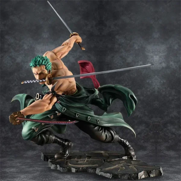 Hot One Piece 10cm Anime Figure GK Roronoa Zoro Three-blade Sa-maximum Manga Anime Statue Action Figure Collection Model Kid Toy - Image 3